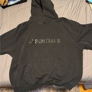 Fear of God Essentials Hoodie - Size Small (Black)